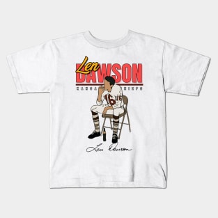 Len Dawson Aesthetic Tribute 〶 Kids T-Shirt